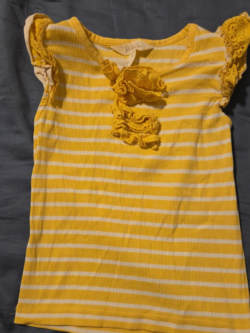 Matilda Jane Yellow Striped Tank